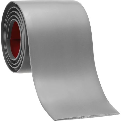 Bande De Transition De Sol Autoadhésive 76 mm x 2 Mètres, Diviseur Plat Pour Sol Vinyle Et Stratifié Pour Joindre Les Intervalles De Sol Portes Revêtement De Sol Carrelage Gris (1/5)