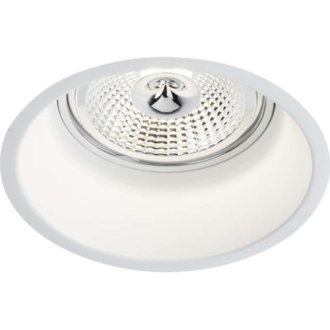 Faretto incasso rotondo bianco orientabile GU10 KAMI Shilo (1/2)