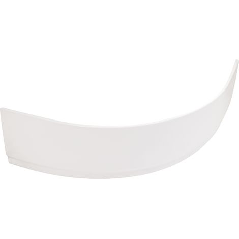 Calmwaters® Badewannenschürze Curved Wellness, weiße Wannenschürze aus Acryl, für Eckbadewannen in 150 x 150 cm, 03SL3016 (1/3)