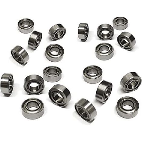 Lot de 20 Roulements à Billes en Acier MR84ZZ 4 mm x 8 mm x 3 mm (1/5)