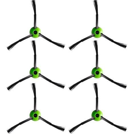 Lot de 6 brosses latérales pour iRobot Roomba I Serie i1+ i2+ i3+ i4+ i6+ i7+ i8+. J série j5+ j6+ j7+ j8+ j9+ (1/5)