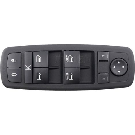 Interrupteur de fenêtre Master Power de rechange pour Chry-sler 300 2012-2014, Dodge Charger 2013-2014, Dodge Journey 2012-2019, 68139805AA, 68139805AB, 68139805AC, 68139805AD, 1S144259, DW. S1919 (1/5)