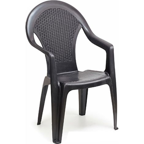SILLON RESINA GIGLIO ANTRACITA
