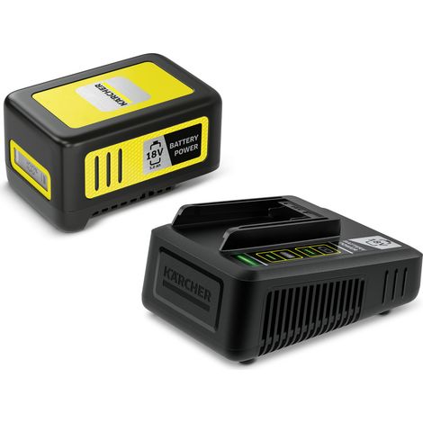 Karcher Set batterie Power 18V 5 Ah + chargeur rapide - plateforme batterie power