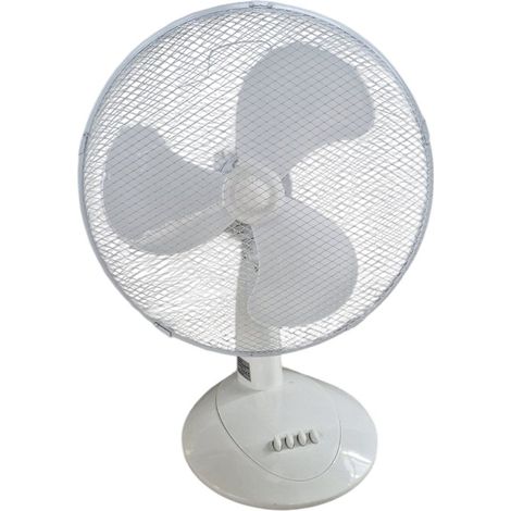 Ventilatore 3 velocità da tavolo con pale 40 cm potenza 45w oscillante e orientabile (1/4)