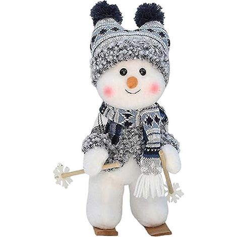 Cadeaux de Noël - Figurine de collection animée en peluche mignonne, décoration balançoire pour la chambre à coucher ou la maison pendant les fêtes. (1/4)