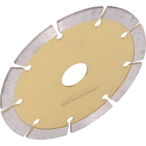 Lame de scie diamantée à dents segmentées 125 mm (1/5)