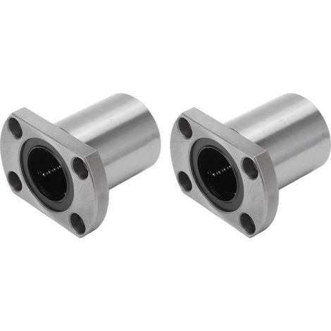 2 paliers linéaires à bride, faible charge de fonctionnement, rotation fluide, remplacement de palier linéaire à contact ponctuel (1/5)