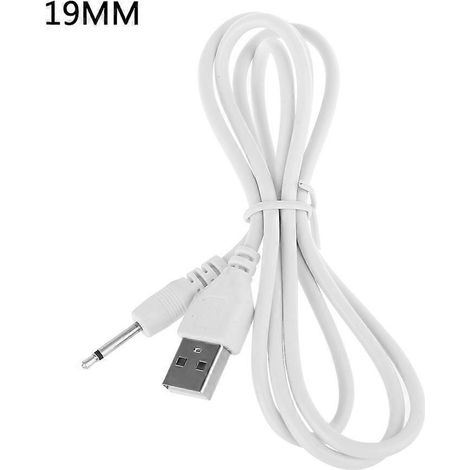 Adaptateur Jack Audio 2.5mm Mâle vers USB pour Charge et Connexion AUX - 19mm