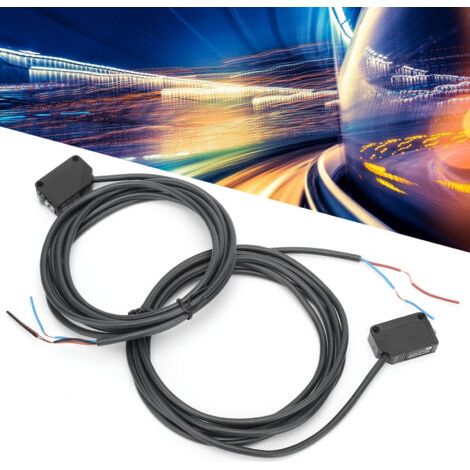 DEESSE SHOP-Berme Interrupteur Photoélectrique Infrarouge Square à Travers Les Capteurs de Bime E3ZT81 DC 12‑24V pour Les Portes de Voiture, Les Garages, L'évitement du Robot. (1/5)