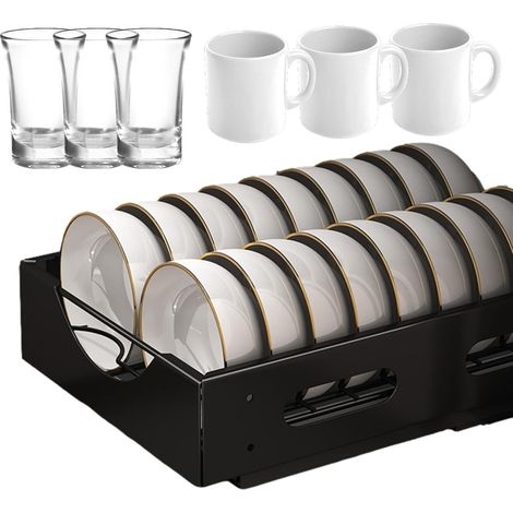 Organisateur en acier inoxydable pour placards cuisine (1/5)