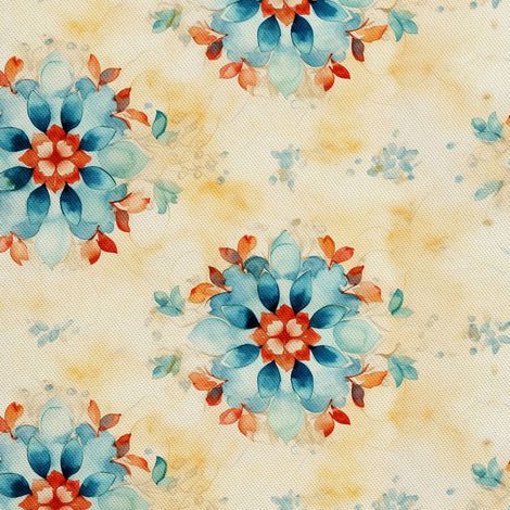 Tela decorativa para exteriores Oxford - Flores - DX2223 (1/5)