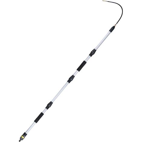 Perche de nettoyage gouttières rotative , en métal , télescopique et réglable , 18 cm Outil pour toi