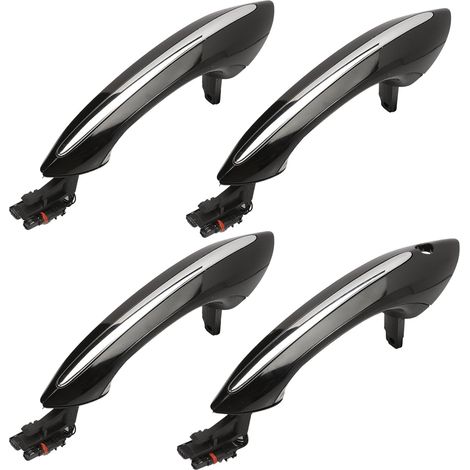 4 Pack Poignées Porte Extérieures 51217231931 Pour 5 6 7 Avant Arrière Gauche Droite 51217231932Pour F07 F10 F11 F06 F12 F13 F01 F02 F03 F04Noires Poignées Porte Extérieures (1/5)