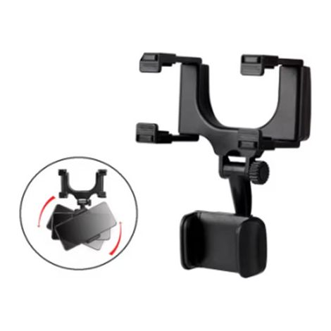 Support de rétroviseur de voiture rotatif à 360 degrés et support de téléphone GPS en gros (1/4)