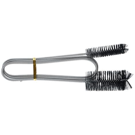 Brosse de Nettoyage de Canalisation Flexible, Brosse de Nettoyage de Tuyau a Double Tête pour Tuyaux, Drain D'évier, Aquarium (1/5)