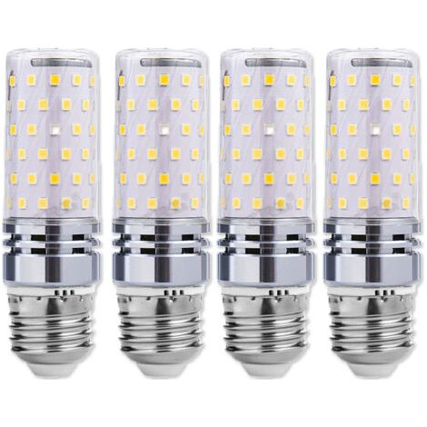 Lot de 4 ampoule E27, ,ampoule led 1340LM, 16W ampoule LED Intérieur Équivalent 150W Lampe Halogène,Non-dimmable, Convient pour le Bureau, l'utilisation à la maison,Gros culot à vis E27 Maïs LED(6000 (1/5)