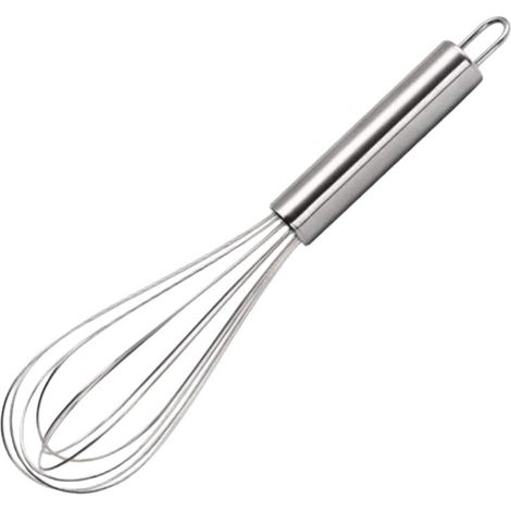 FLITI Stainless Steel Kitchen Whisk, Pastry Whisk, Whisk, Baking Utensil, Stainless Steel, Silver, 29.2cm (1/4)