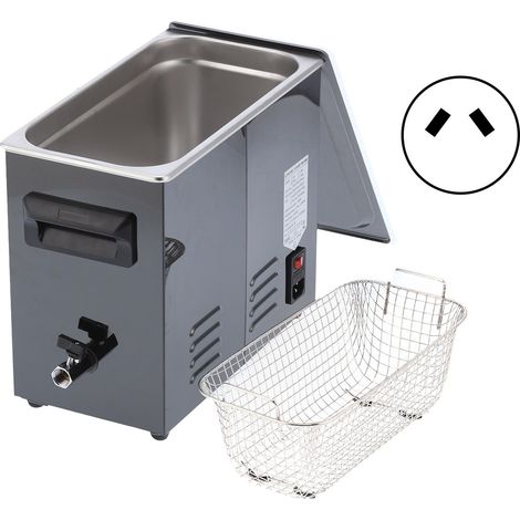 Nettoyeur Ultrasonique 6L Acier Inoxydable Écran Digital Machine à Laver Objets Délicats YM-36AAU Prise 220V (1/5)
