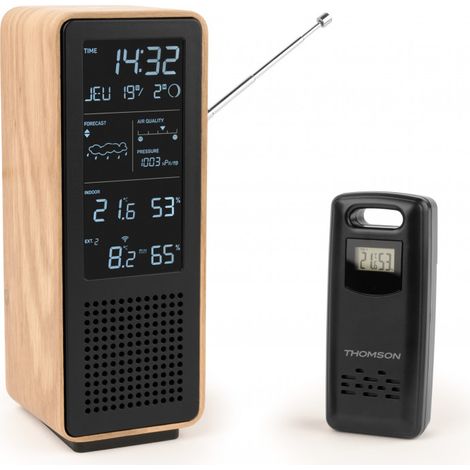 Enceinte Bluetooth et Station météo WS102TBK