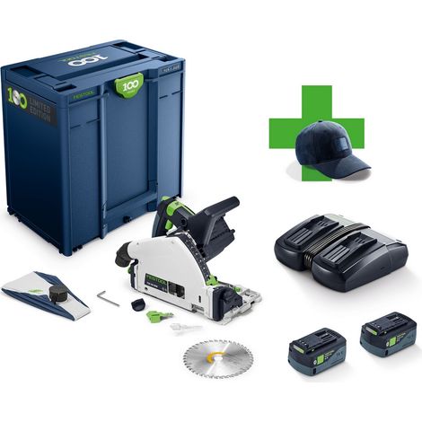 Tauchsäge FESTOOL TSC 55 KEBI-Plus/XL 100Y (2 x 5,0 Ah + TCL6 + SYS3 M 437) (1/5)