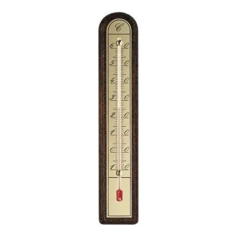 Innen- und Außenthermometer aus Holz und Aluminium