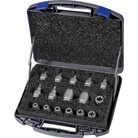 Kr.-Steckschl.-Satz 1/2" 16tlg. Torx ASW (1/5)