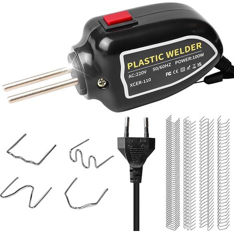 100W Plastic Welding Machine with 200pcs Welding Nails in 4 Types Plastic Repair Kit Car Bumper Repair 500℃ Max (1/5)