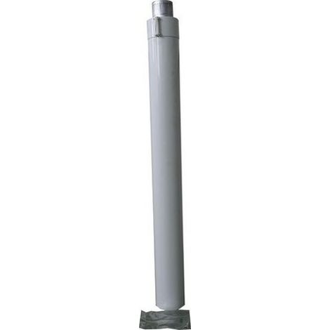 Wolf 2600126 - Tuyau d'air/échappement DN63 96 L:912mm - Blanc