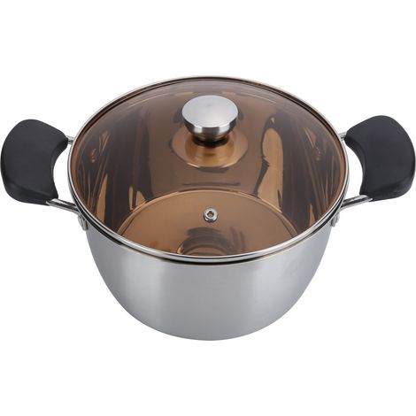 Casserole en acier composite de 20 cm pour cuisson d'aliments pour bébé, accessoire de cuisine épaissi (1/5)