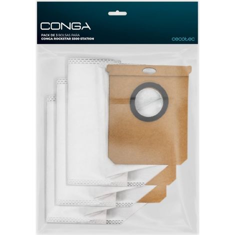 Bolsas aspiradora Cecotec conga rockstar 5500 capacidad alta sellado