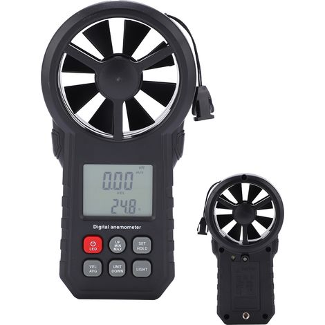 Orangefarbenes Anemometer MS6252A – Neutrale Produktmerkmale: Inklusive Luftstrommessung (1/5)