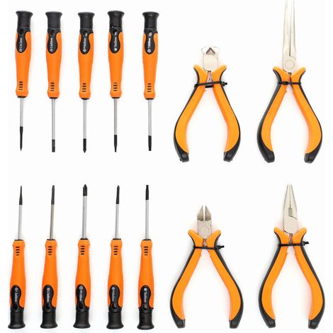 Set di cacciaviti e pinze 14 pezzi KD10894