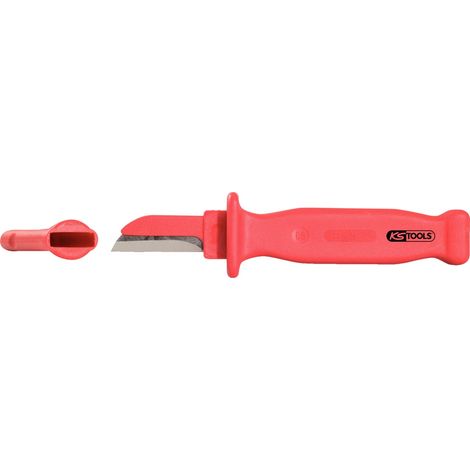 KS Tools Kabelmesser mit Schutzisolierung, 200mm - 117.1390 (1/3)
