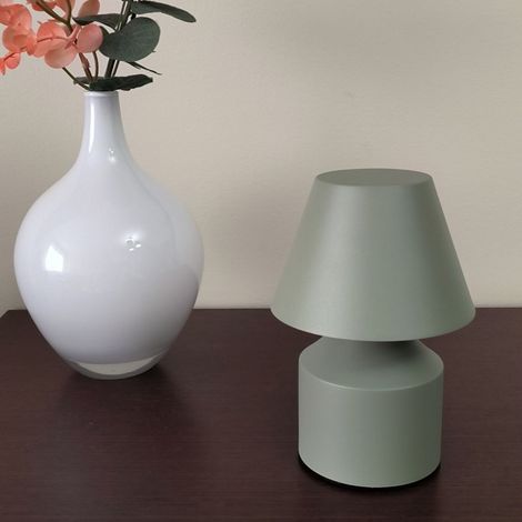 Lampada da tavolo ricaricabile con luce dimmerabile e cambio colore – USB verde (1/5)