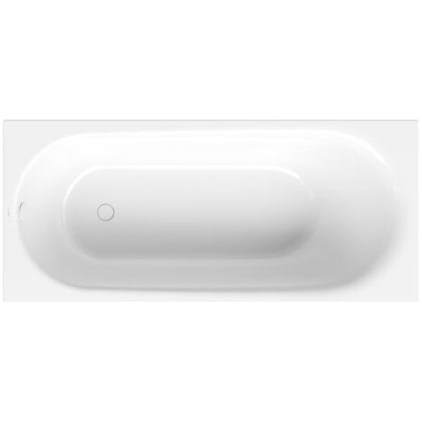 BETTE 1253-410 Baignoire rectangulaire Comodo Argent Silver