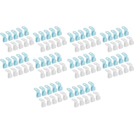 Packung mit 100 platzsparenden Kleiderhaken für optimale Aufbewahrung