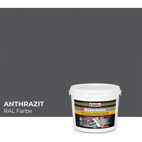 IsolBau Straßenfarbe für Beton, Bodenfarbe 4 kg Anthrazit (1/5)