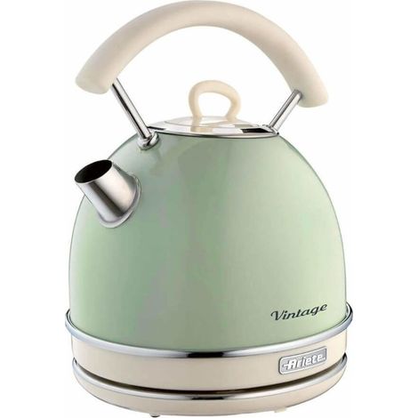 Ariete 2877 Wasserkocher, 1,7 l, beige/grün, 2000 W
