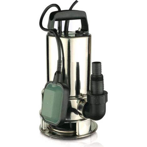 POMPA A IMMERSIONE PER ACQUE SCURE 750 W IN ACCIAIO INOX (1/2)