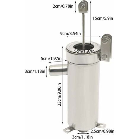 Pompe à eau manuelle en acier inoxydable - Pompe à main - Pompe à eau manuelle pour eau souterraine jusqu'à 10 m de profondeur,TRIMEC (1/4)