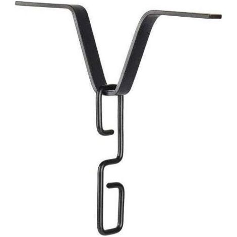FENOPLASTICAAdaptateur de gouttière pour chaîne de pluie, crochet extérieur antirouille en forme de V, adaptateur de gouttière en alliage d'aluminium(noir) (1/5)