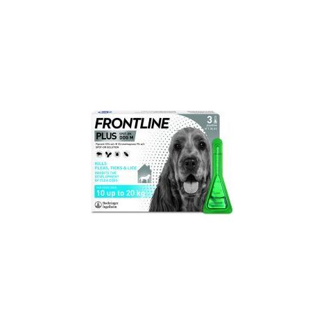 Frontline Plus Medium Dog - 3 Pipettes - 747995
