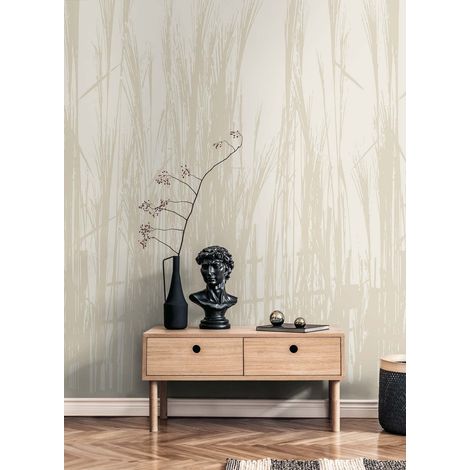 Papier peint intissé Scandinave Beige - 1,59 x 2,8 m (1/3)