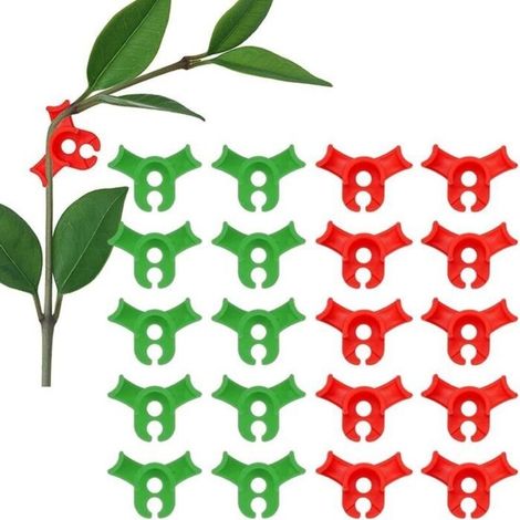 20 Pcs LST Plant Clips - Support and Stake for Low Stress Training - Uniform Growth (90 Degrees) (1/5)