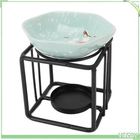 Ensemble de Brûleurs d'Aromathérapie - FAFEICY - Design Cube en Fer - Parfum Longue Durée - Intérieur - Portable (1/4)