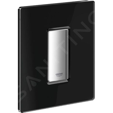 Grohe Skate Cosmo - Bouton de commande, chrome / verre velvet black, noir 38846KS0 (1/3)