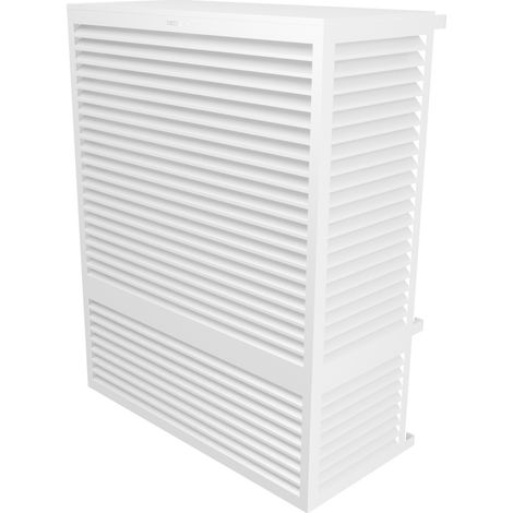 DECOCLIM - Cache unité extérieure en aluminium Blanc 9010 taille XXL - DECXXL9010
