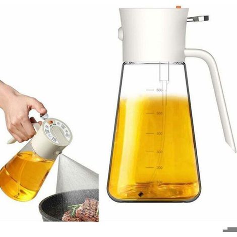 Vaporisateur Huile - Bouteille Verre 250 ml - Pour Huile D'olive Et Vinaigre - Pulvérisateur Cuisine Sans Propulseur - 1 Pièce (1/5)