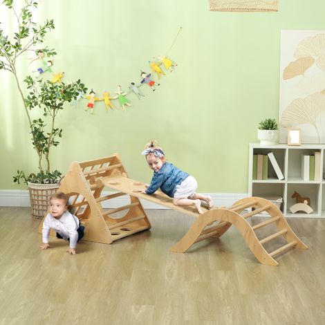 Escalade Enfants 18 48 Mois Rampe Arc Sac Sable Article Enfant Naturel 175x59,5x60cm